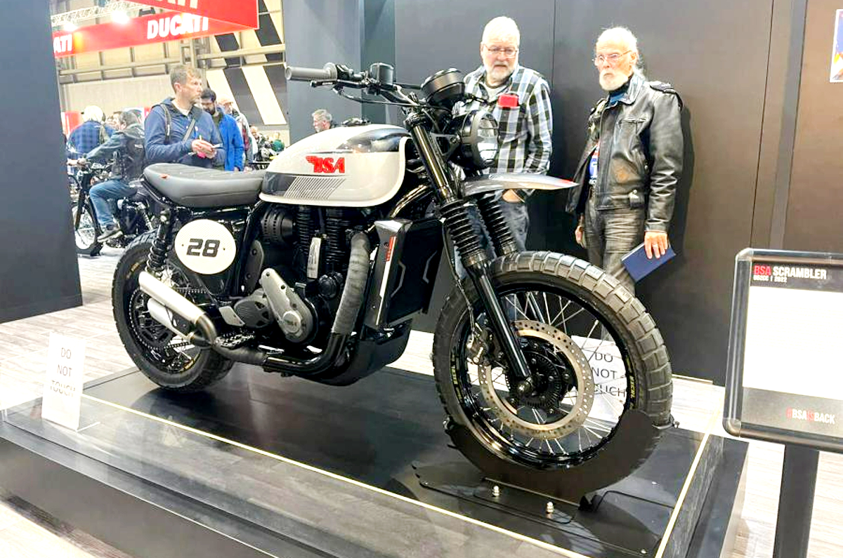 BSA scrambler concept based on Gold Star 650. 